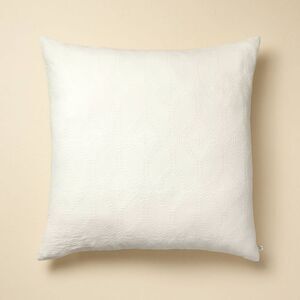 26"x26" Trellis Pattern Euro Bed Pillow Cream - He Cream